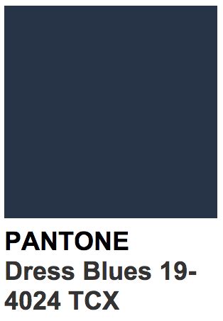 pantone tcx dress blues.